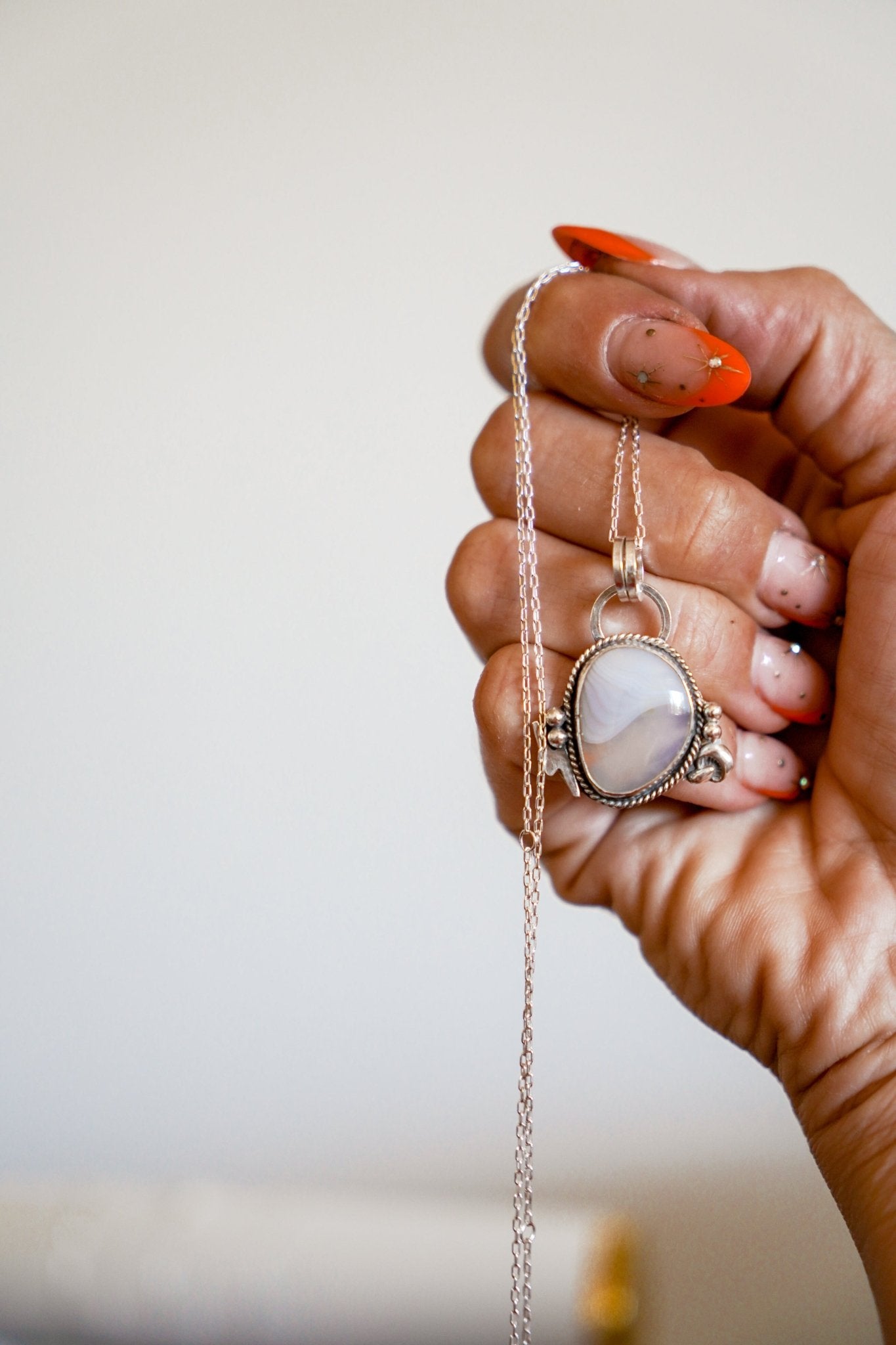 Agate Pendant - Golden Road Crafted