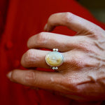 Agate Ring (Size 6.5) - Golden Road Crafted