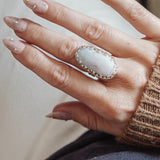 Agate Ring (Size 7) - Golden Road Crafted