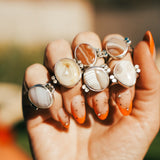 Agate Ring (Size 8) - Golden Road Crafted