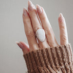 Agate Ring (Size 8) - Golden Road Crafted