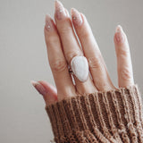 Agate Ring (Size 8) - Golden Road Crafted
