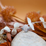 Agate Ring (Size 8) - Golden Road Crafted