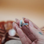 Agate Ring (Size 8) - Golden Road Crafted