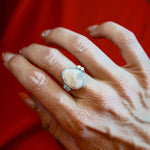 Agate Ring (Size 8) - Golden Road Crafted