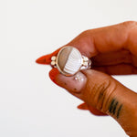 Agate Ring (Size 9) - Golden Road Crafted