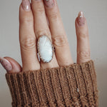 Agate Ring (Size 9.5) - Golden Road Crafted