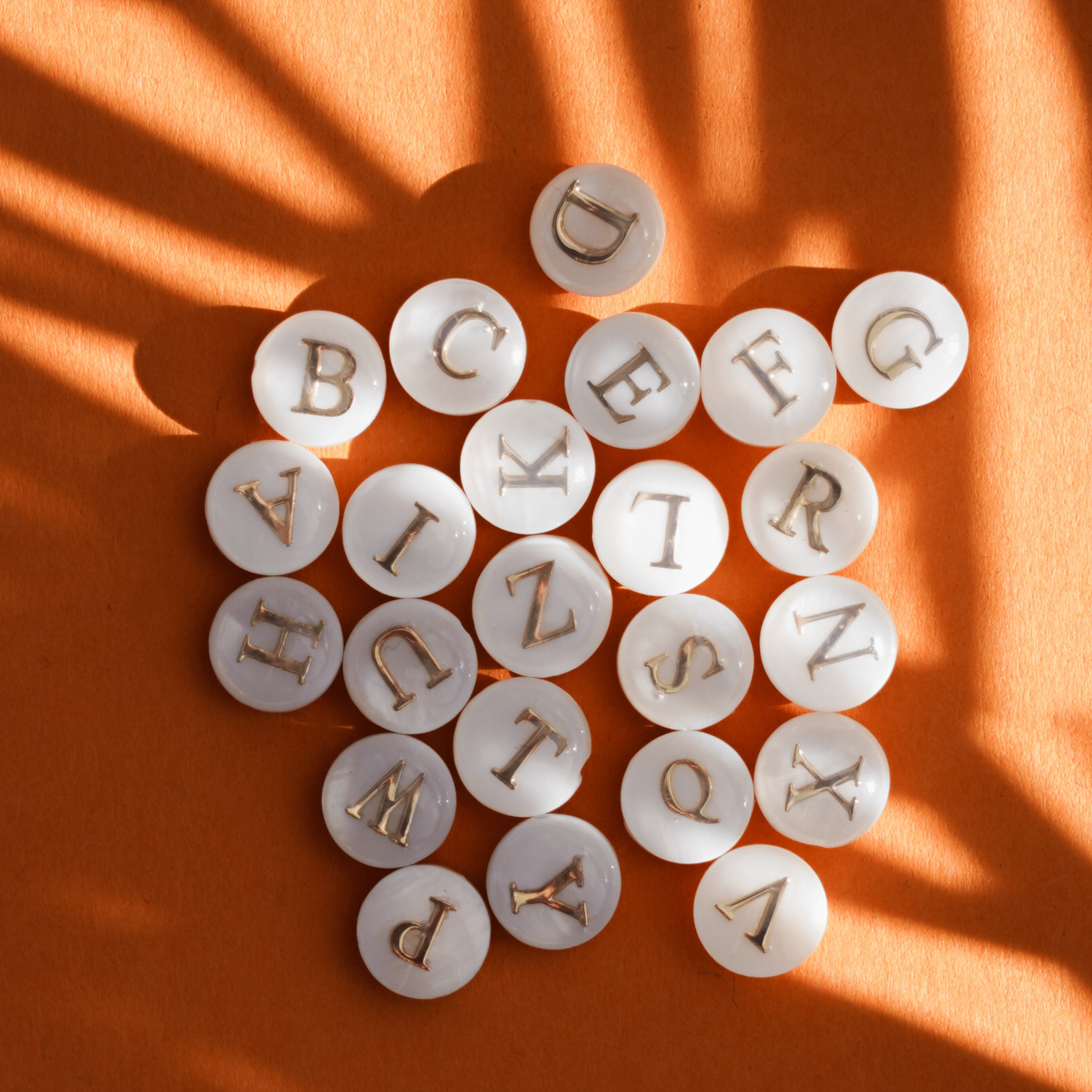 Alphabet Charms - Golden Road Crafted