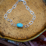 Anklet in Egyptian Turquoise - Golden Road Crafted