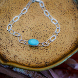 Anklet in Egyptian Turquoise - Golden Road Crafted
