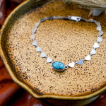 Anklet in Egyptian Turquoise - Golden Road Crafted