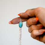 Anklet in Egyptian Turquoise - Golden Road Crafted
