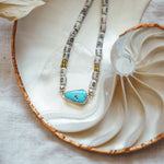 Anklet in Golden Hills Turquoise - Golden Road Crafted