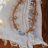 Anklet in Golden Hills Turquoise - Golden Road Crafted