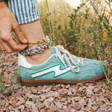 Anklet in Golden Hills Turquoise - Golden Road Crafted