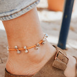 Anklet in Golden Hills Turquoise - Golden Road Crafted