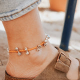 Anklet in Golden Hills Turquoise - Golden Road Crafted
