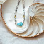 Anklet in Golden Hills Turquoise - Golden Road Crafted