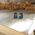 Arches Opal Inlay Studs - Golden Road Crafted