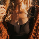 Baroque Pearl Toggle Necklace in 14k Gold - Fill - Golden Road Crafted