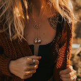 Baroque Pearl Toggle Necklace in 14k Gold - Fill - Golden Road Crafted