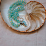 Blossom Babe Necklace in Golden Hills + Aventurine Beads - Golden Road Crafted