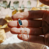 Blue Kyanite Necklace - Golden Road Crafted