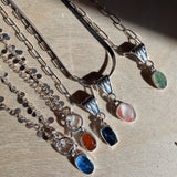 Blue Kyanite Necklace - Golden Road Crafted