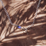 Blue Kyanite Necklace - Golden Road Crafted