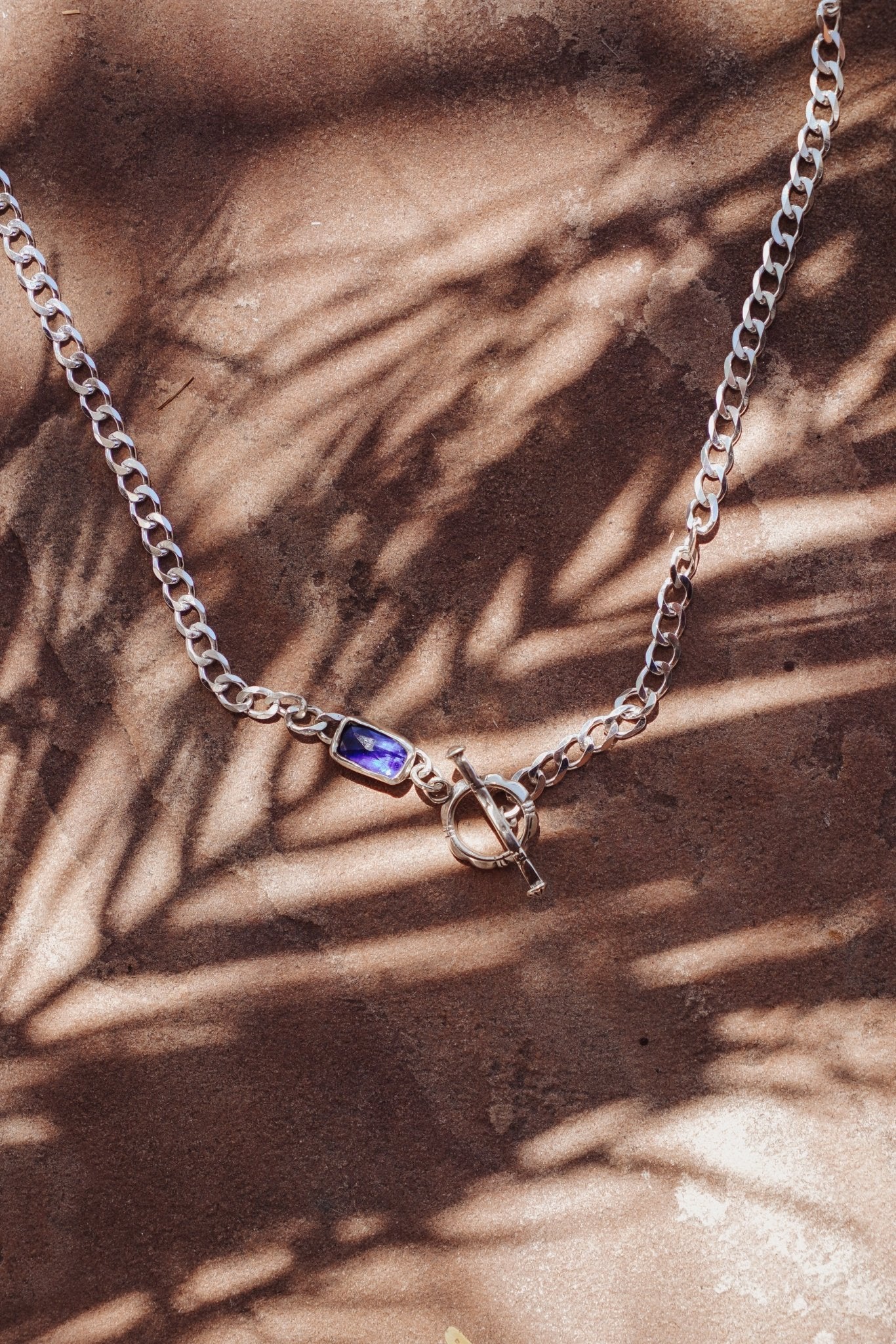 Blue Kyanite Necklace - Golden Road Crafted
