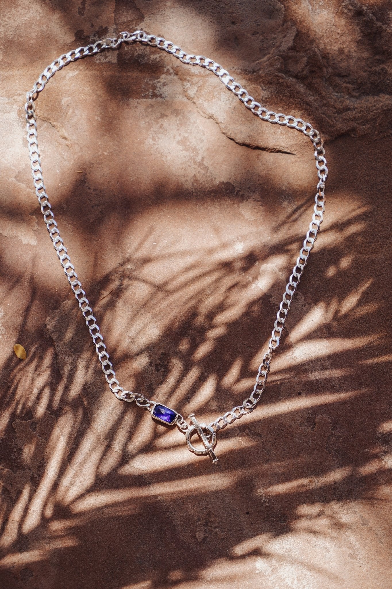 Blue Kyanite Necklace - Golden Road Crafted