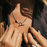 Blue Kyanite Necklace - Golden Road Crafted