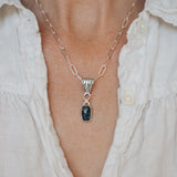 Blue Kyanite Necklace - Golden Road Crafted