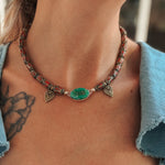 Boho Babe Choker in Sonoran Mtn - Golden Road Crafted