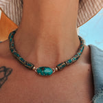 Boho Babe Choker in Sonoran Mtn - Golden Road Crafted