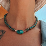 Boho Babe Choker in Sonoran Mtn - Golden Road Crafted