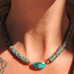 Boho Babe Choker in Sonoran Mtn - Golden Road Crafted