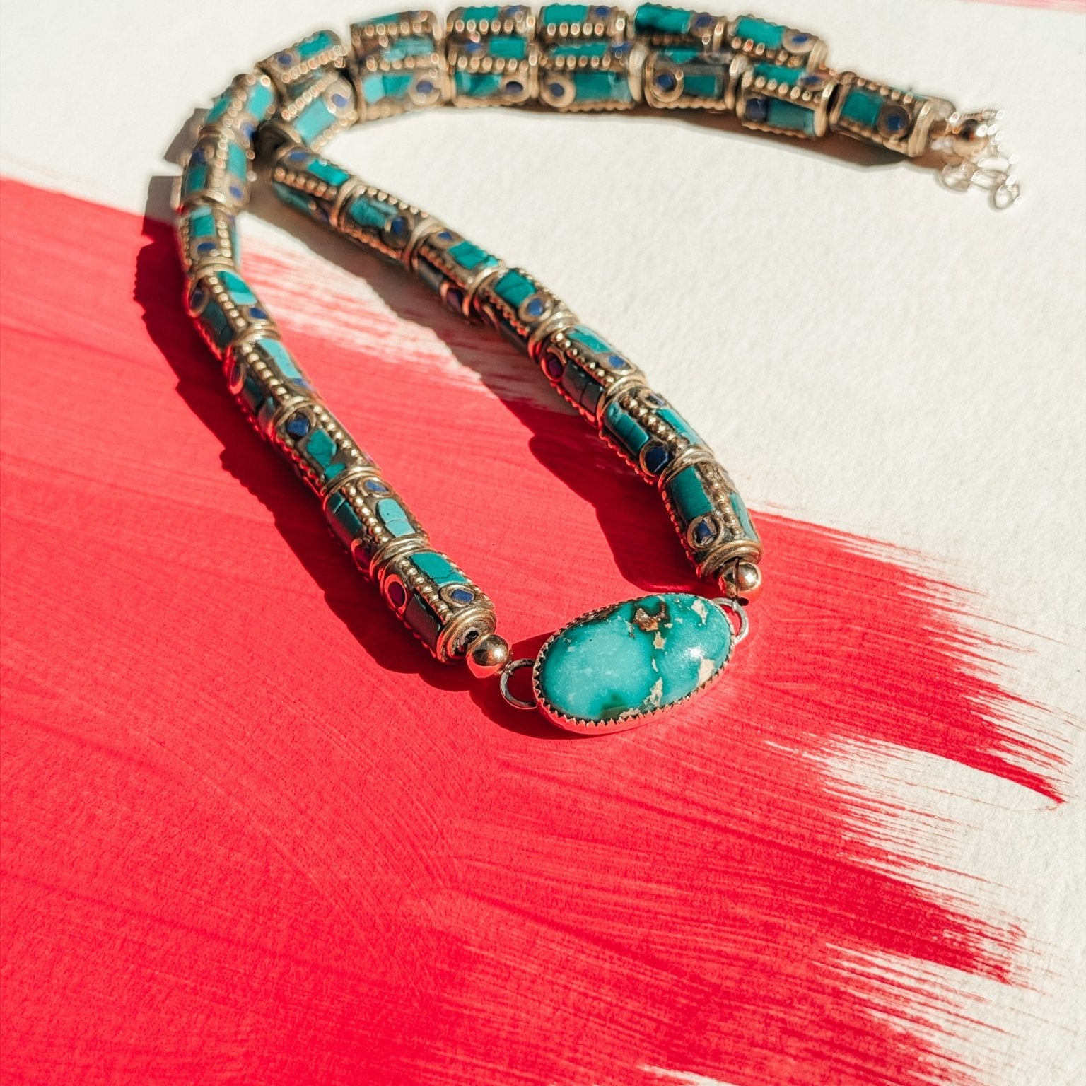 Boho Babe Choker in Sonoran Mtn - Golden Road Crafted