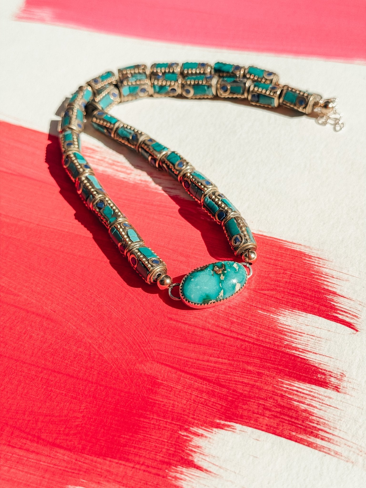 Boho Babe Choker in Sonoran Mtn - Golden Road Crafted
