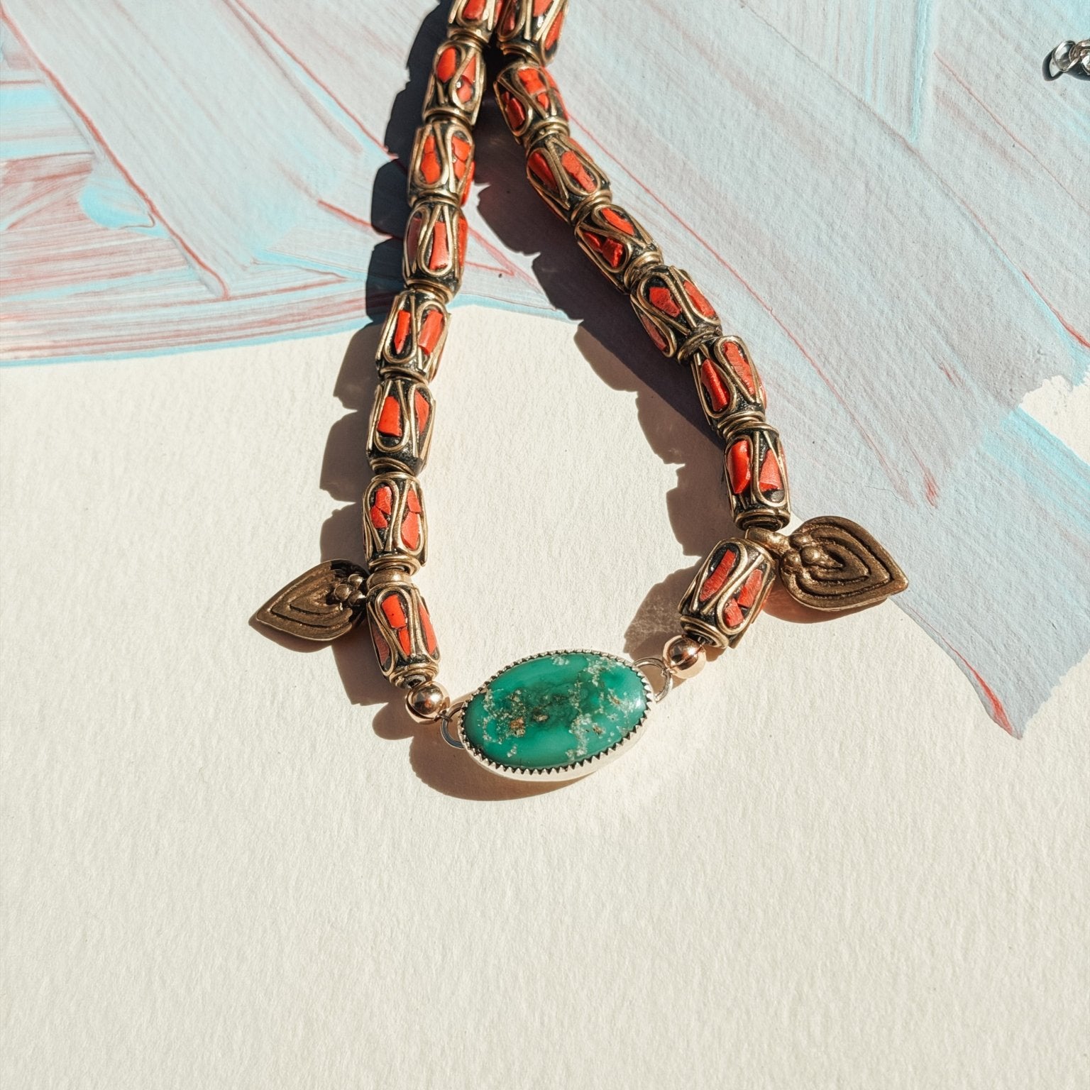 Boho Babe Choker in Sonoran Mtn - Golden Road Crafted