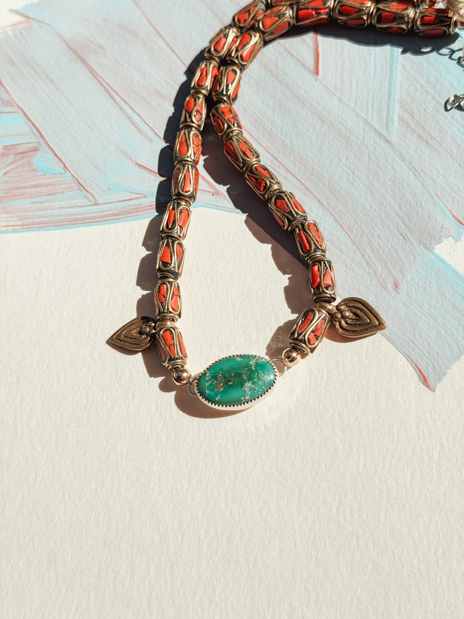 Boho Babe Choker in Sonoran Mtn - Golden Road Crafted