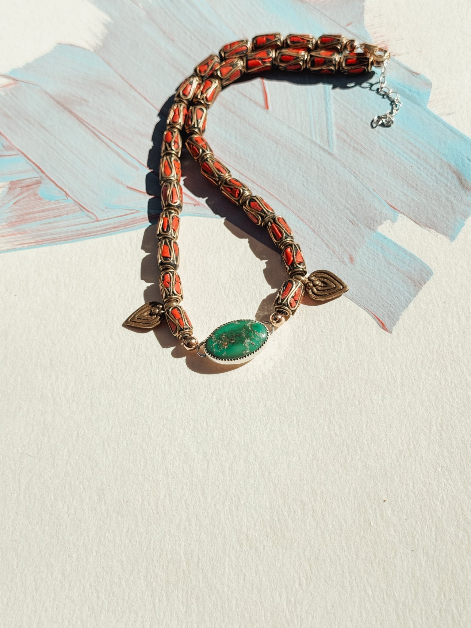 Boho Babe Choker in Sonoran Mtn - Golden Road Crafted