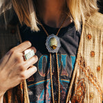 Bolo in Hubei Turquoise - Golden Road Crafted