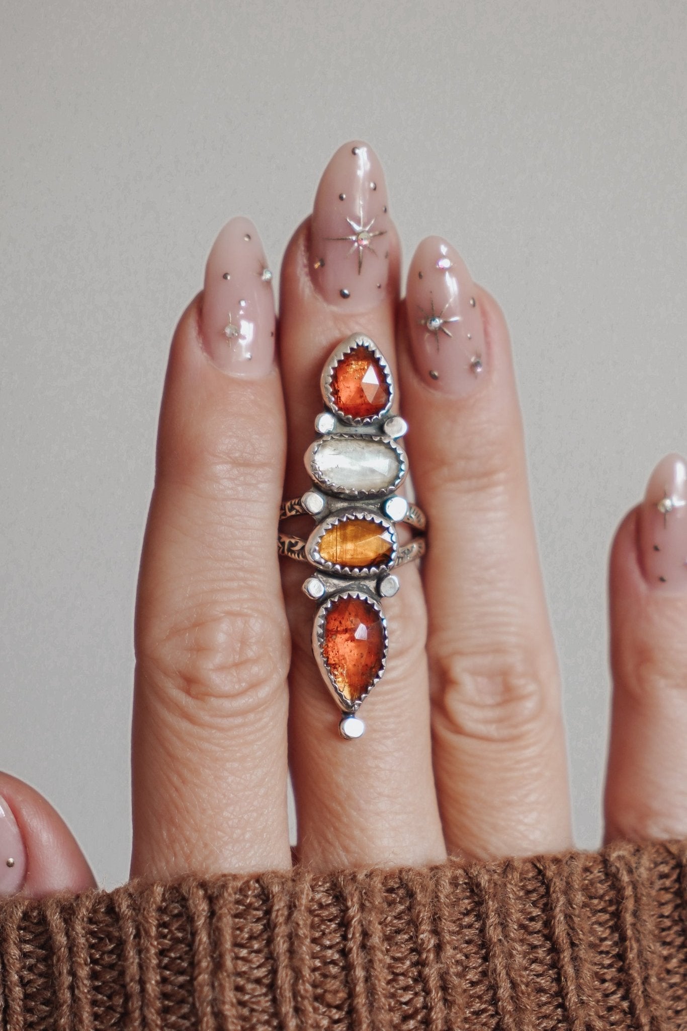 Cairn Ring in Kyanite (Size 8) - Golden Road Crafted