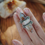 Cairn Ring in Ocean Jasper (Size 6) - Golden Road Crafted