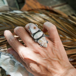 Cairn Ring in Ocean Jasper (Size 7) - Golden Road Crafted