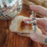 Cairn Ring in Ocean Jasper (Size 7) - Golden Road Crafted
