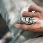 Cairn Ring in Ocean Jasper (Size 7.5) - Golden Road Crafted