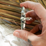 Cairn Ring in Ocean Jasper (Size 7.5) - Golden Road Crafted