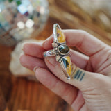 Cairn Ring in Ocean Jasper (Size 8) - Golden Road Crafted
